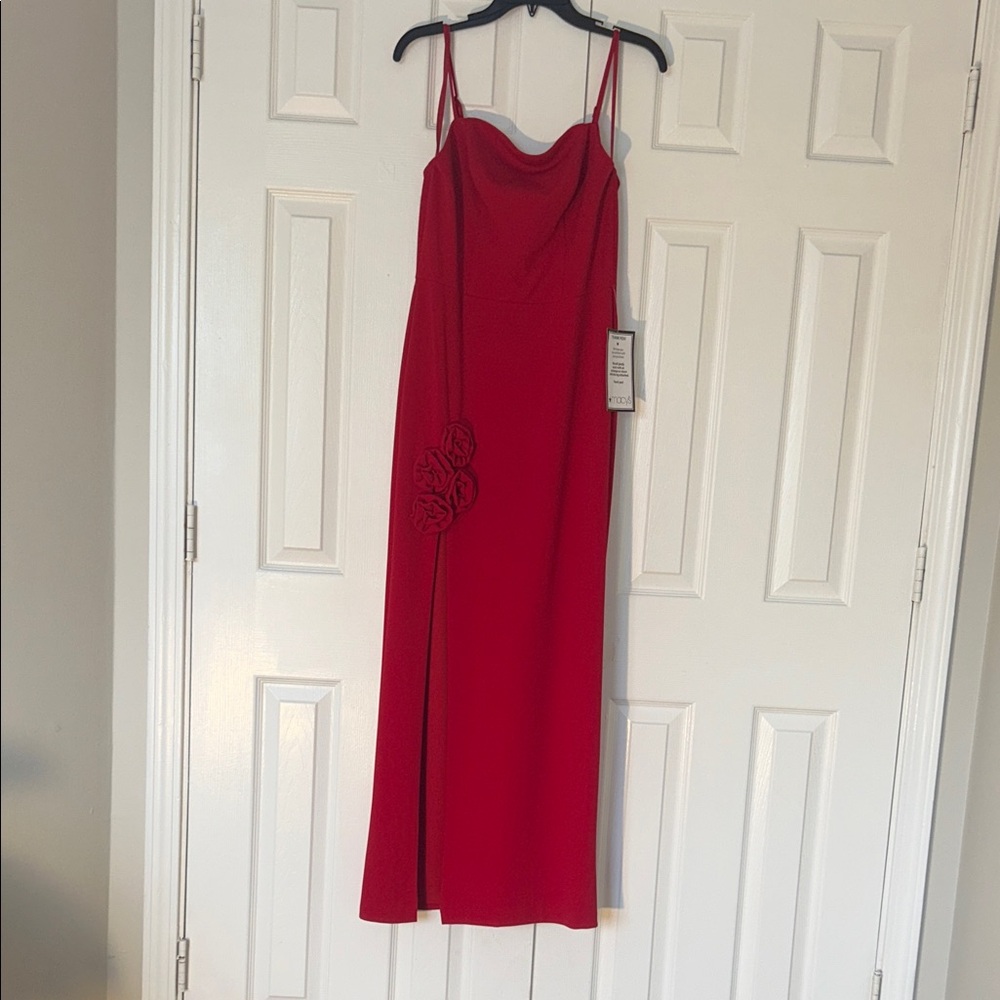 Blondie Nites Red Maxi Dress
